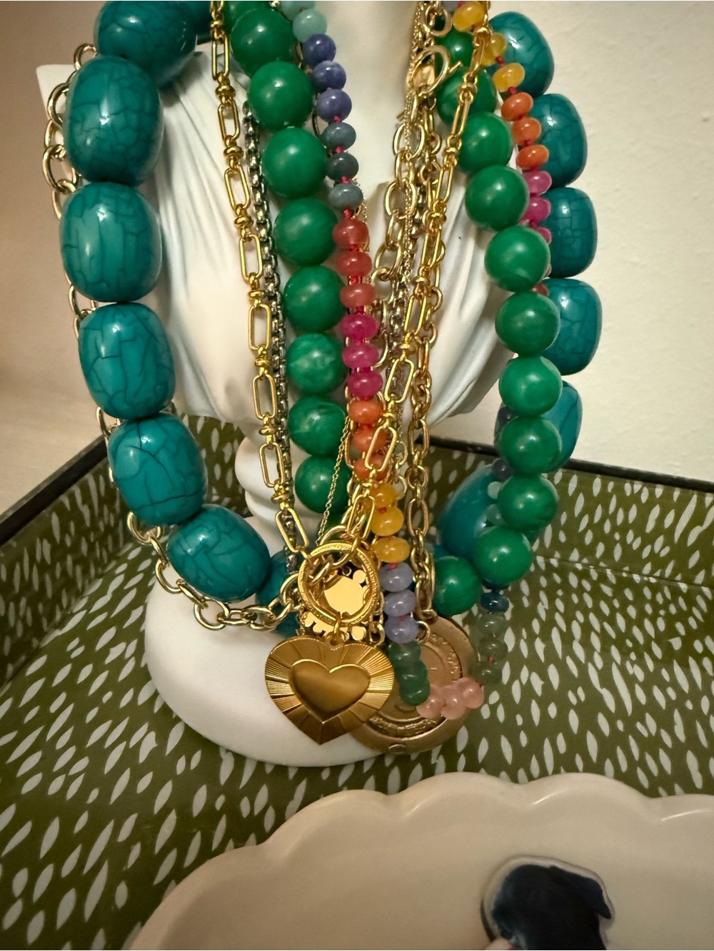 Brinker + Eliza Gold Heart Pendant Chain Necklace - Picture 4 of 4